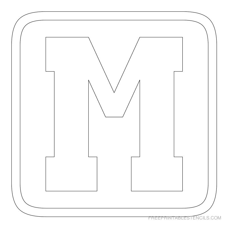 Alphabet Templates Free Printable