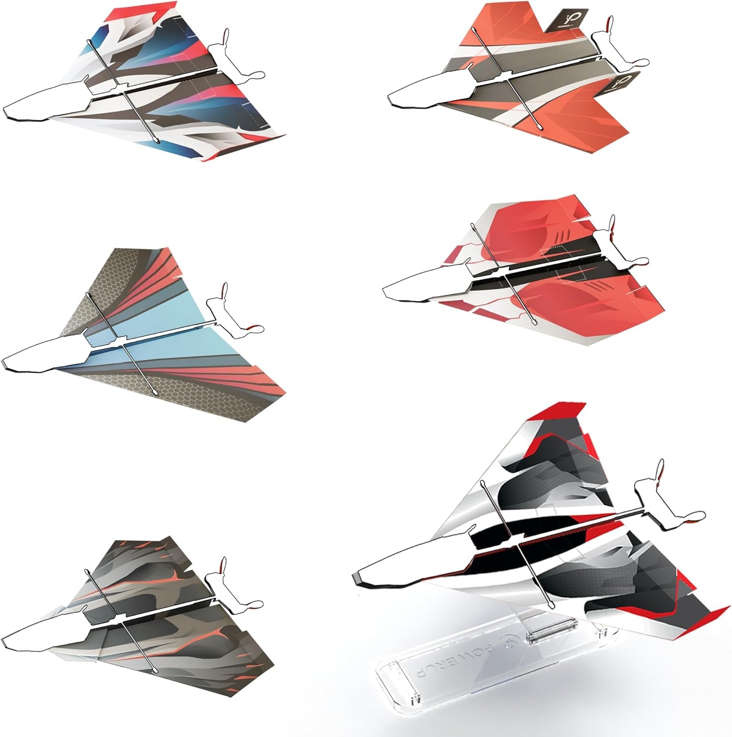 12 Colorful Paper Airplane Templates For POWERUP France Ubuy