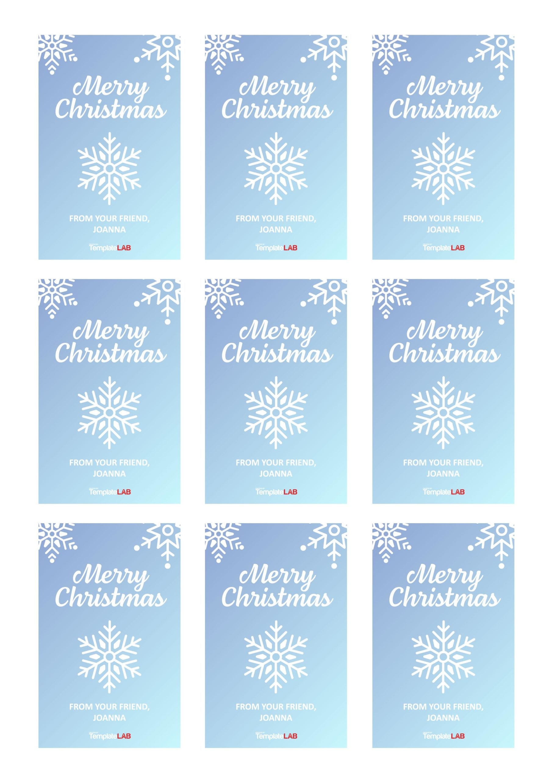 19 Free Editable Gift Tag Templates Word PPTX PSD 
