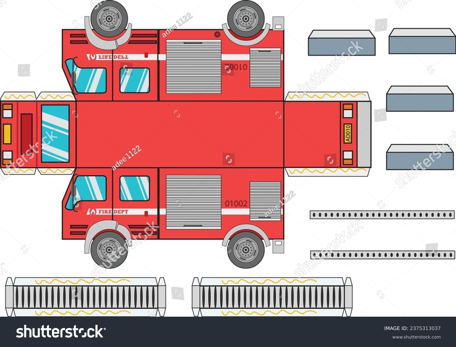 2 Thousand Fire Truck Cut Out Royalty Free Images Stock Photos Pictures Shutterstock