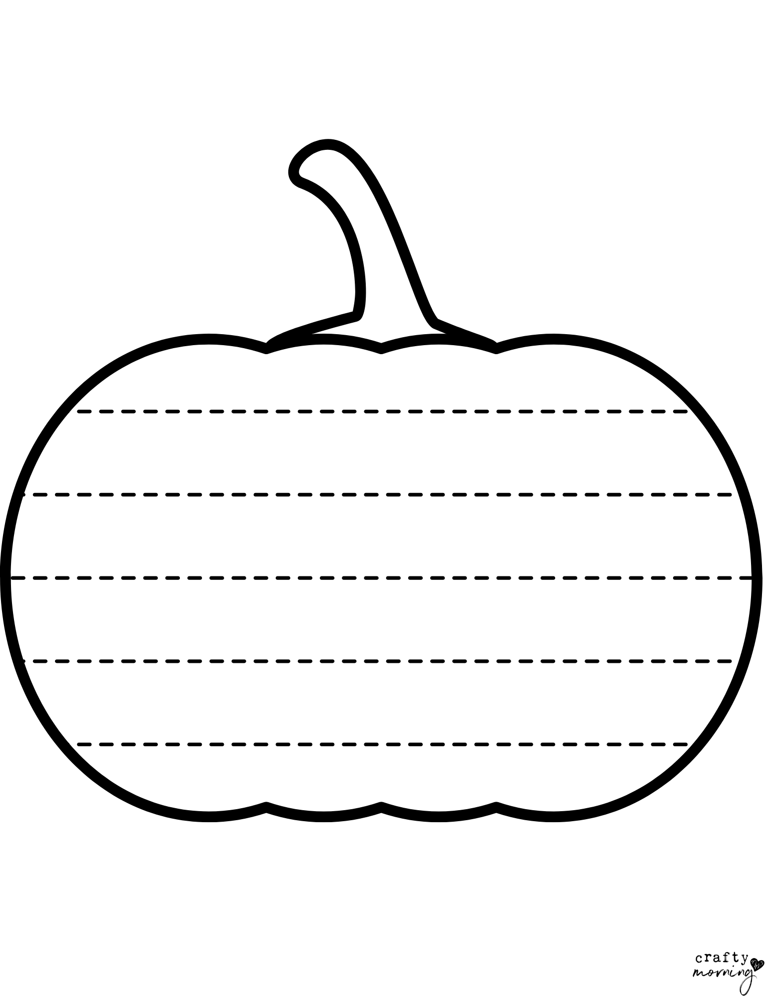 20 Free Pumpkin Outline Printables Crafty Morning
