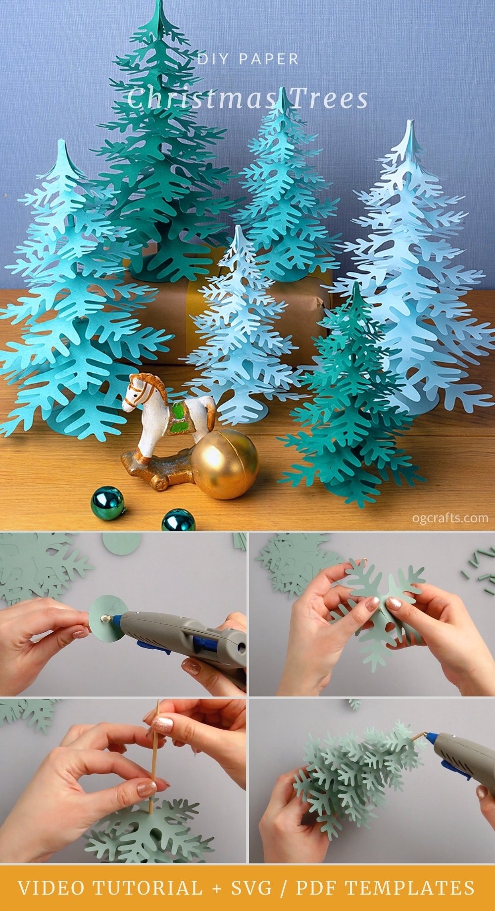 3d Christmas Tree Template Printable