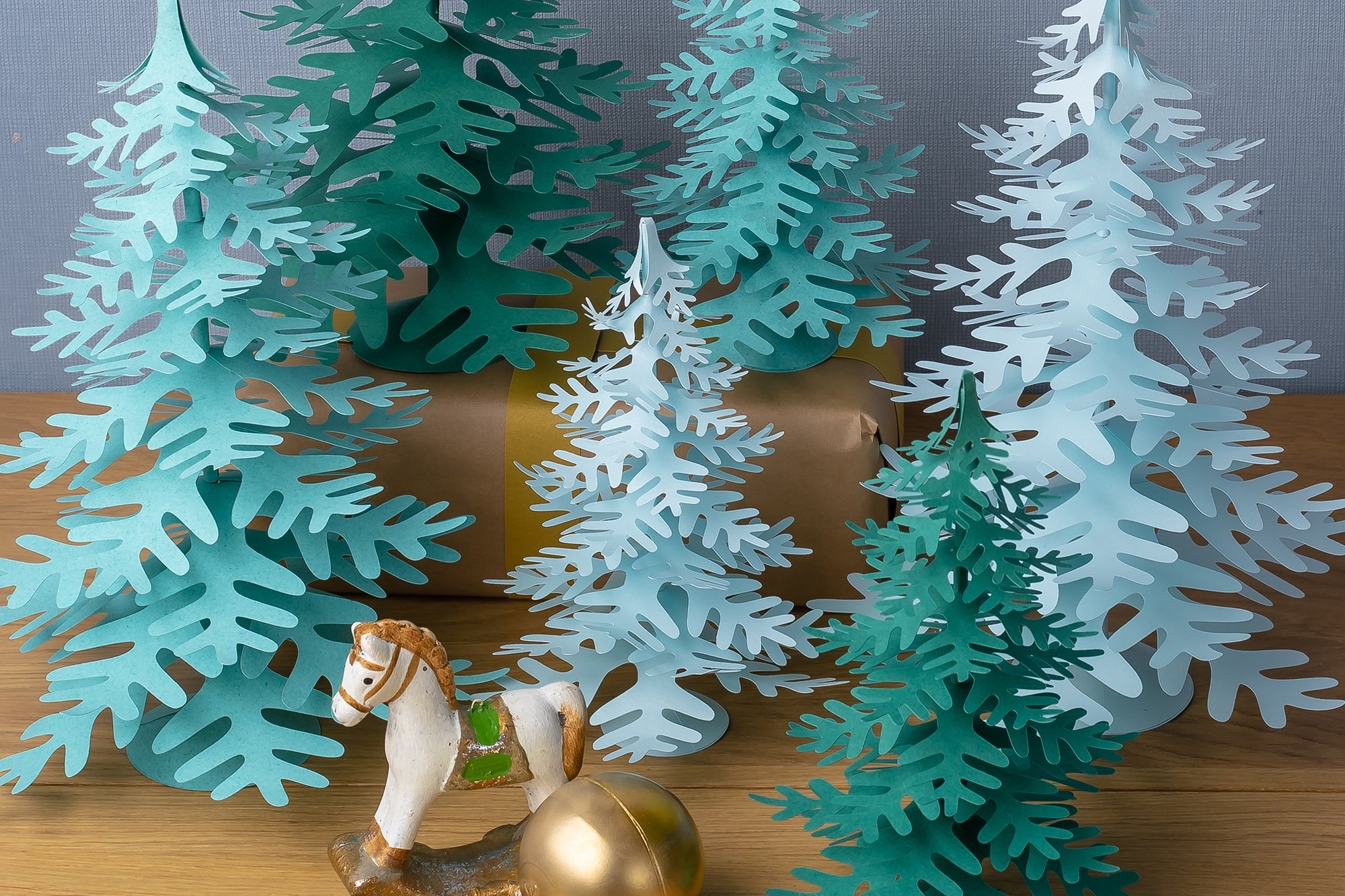 3D Christmas Tree SVG DIY Paper Christmas Tree Template
