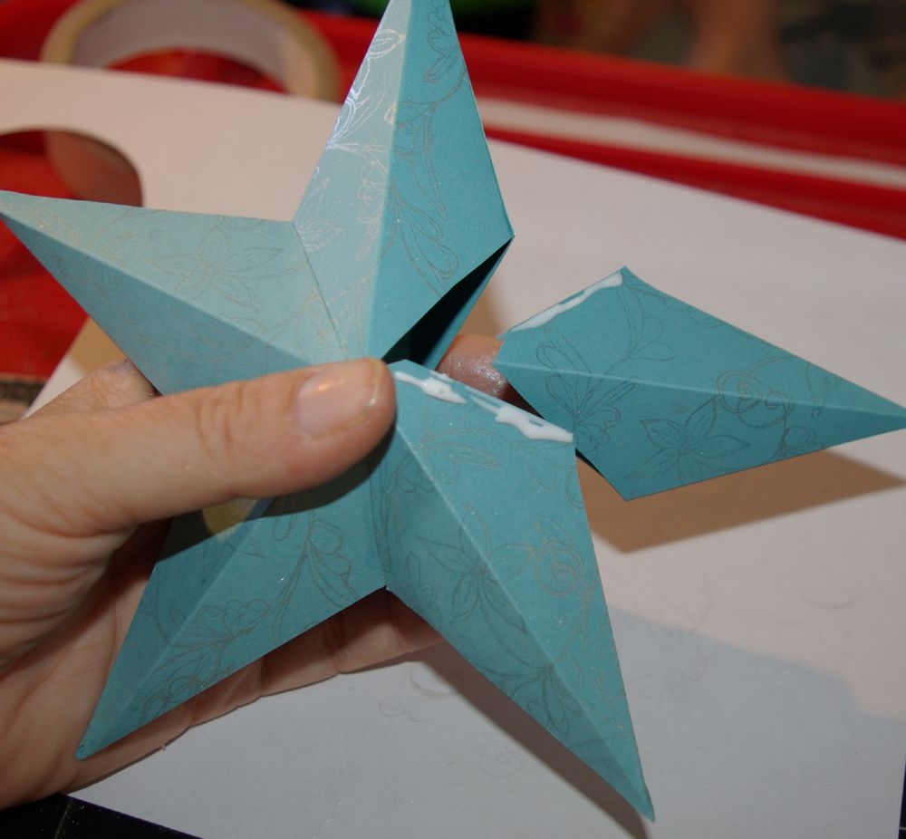 Printable 3d Paper Star Template