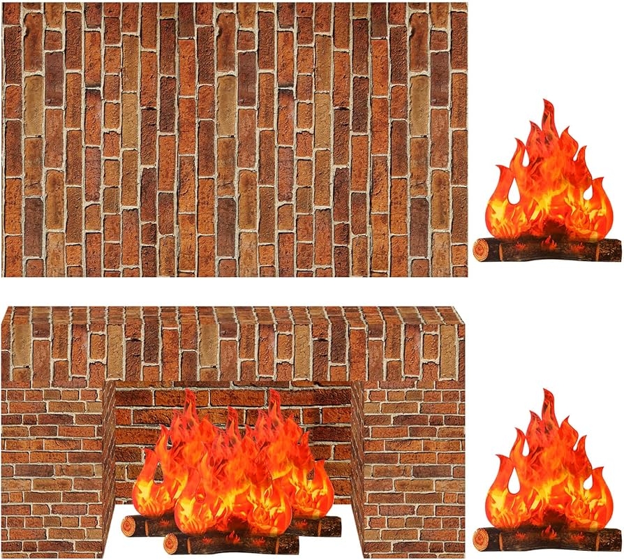 Fireplace Printable Template