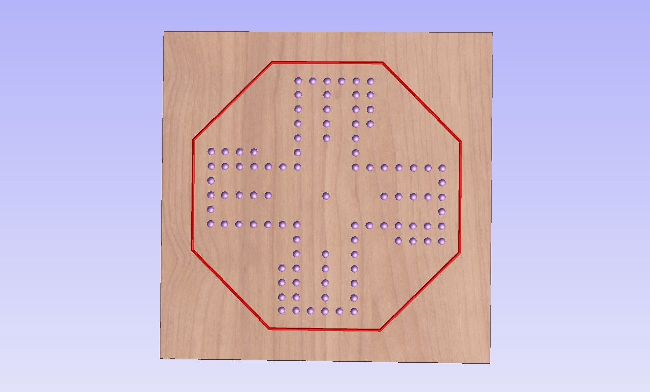 4 Player Wahoo Game Board Etsy