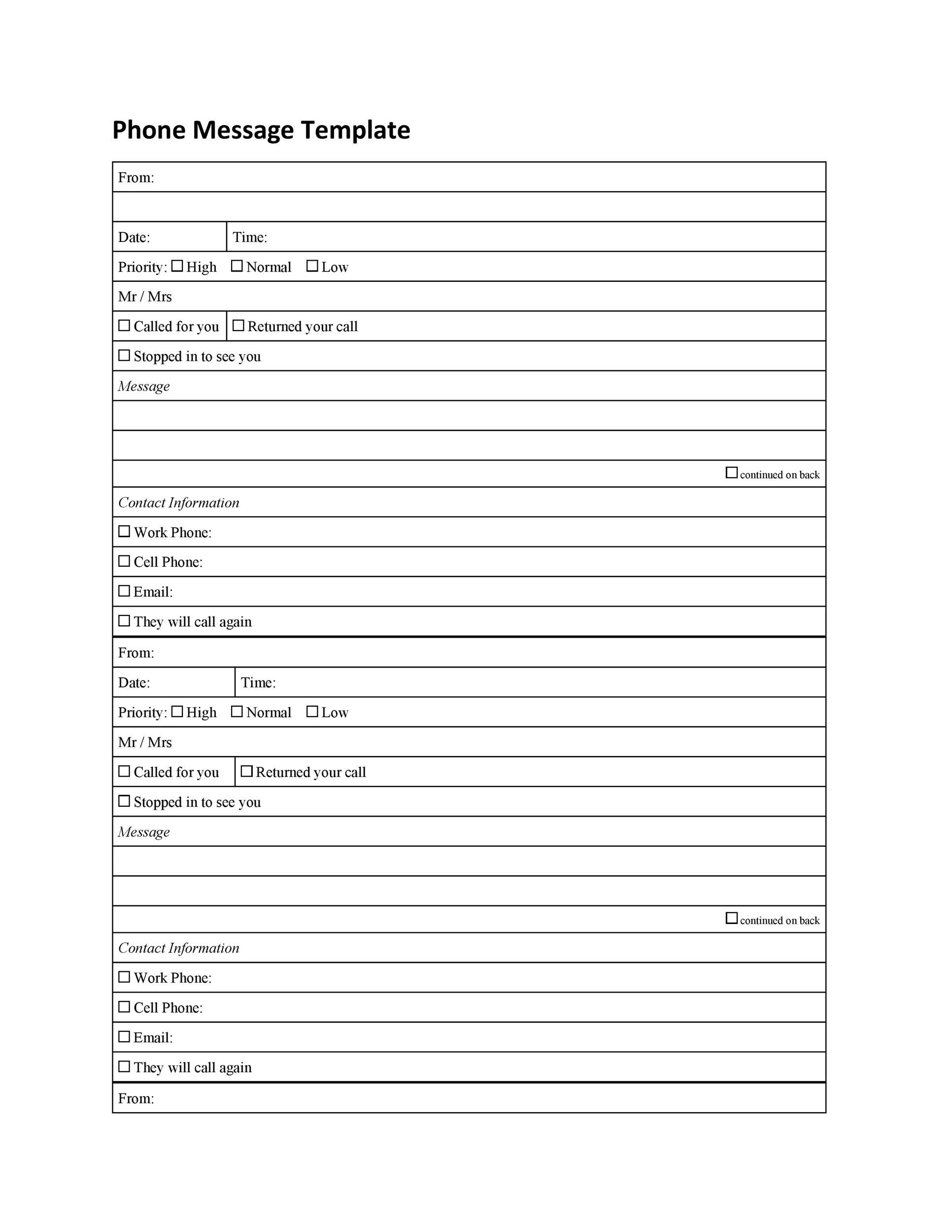 40 Voicemail Greetings Phone Message Templates Business Funny Professional 