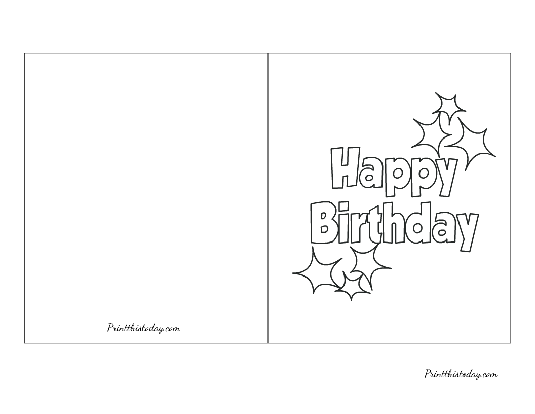 65 Cute Free Printable Birthday Cards For Everyone Worksheets Library