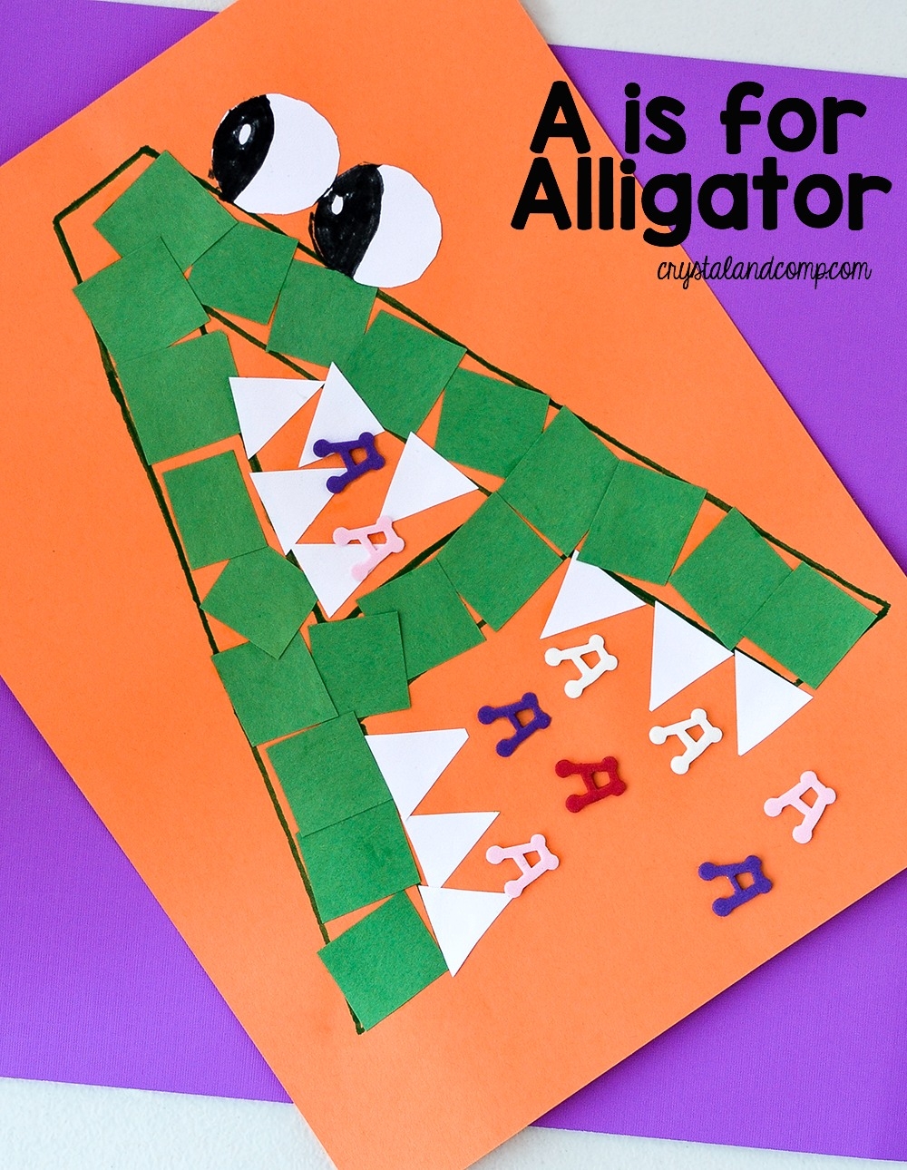 A Is For Alligator Letter Of The Week