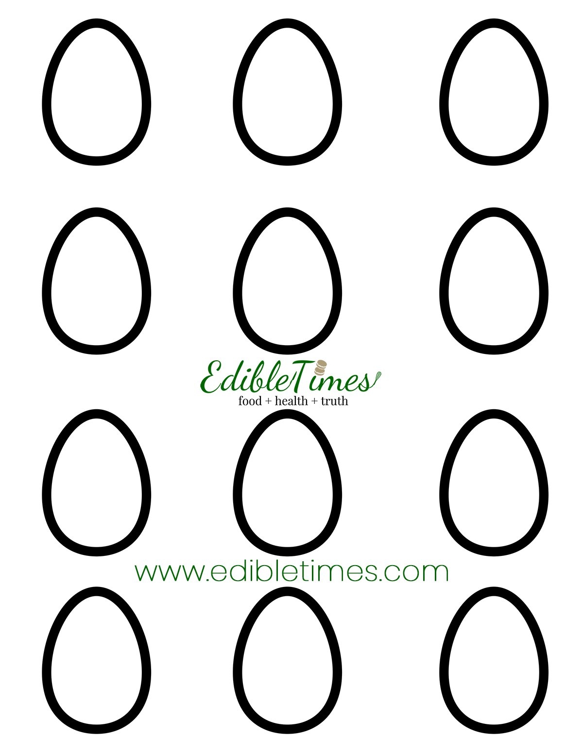 A One Stop Free Shop For Macaron Templates Edible Times