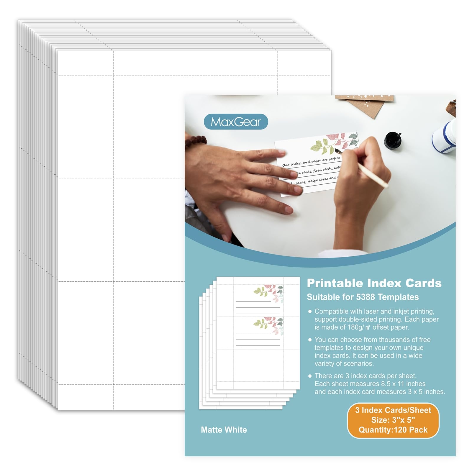 Index Card Template Printable