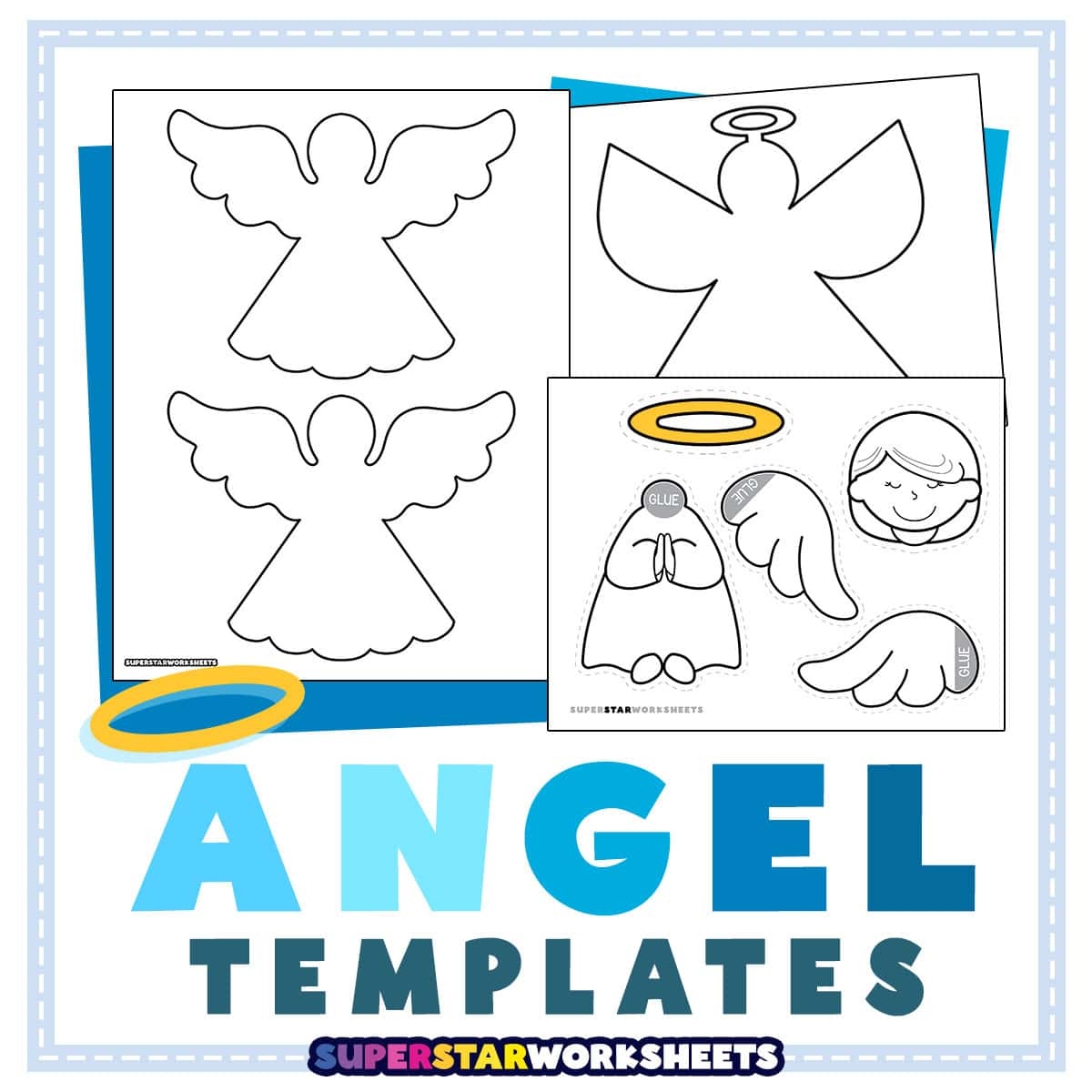 3d Angel Template Printable Free