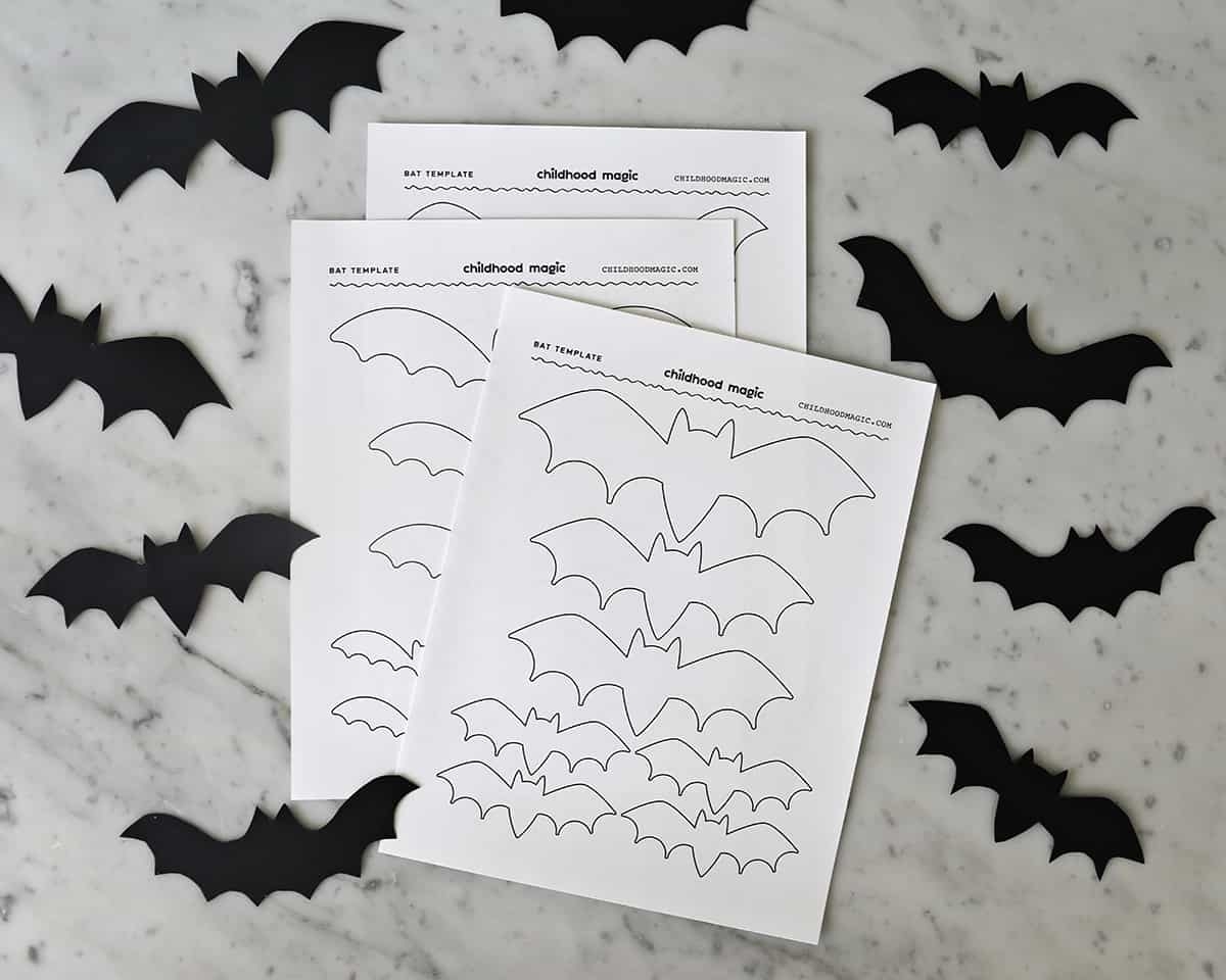 Free Printable Bat Cut Out Template