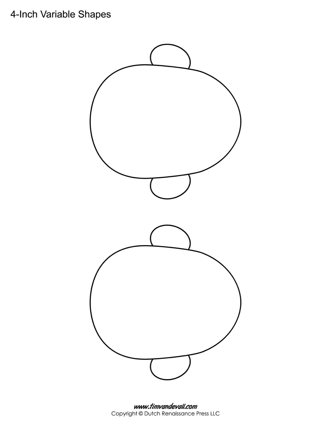 Blank Face Templates Printable Face Shapes For Kids
