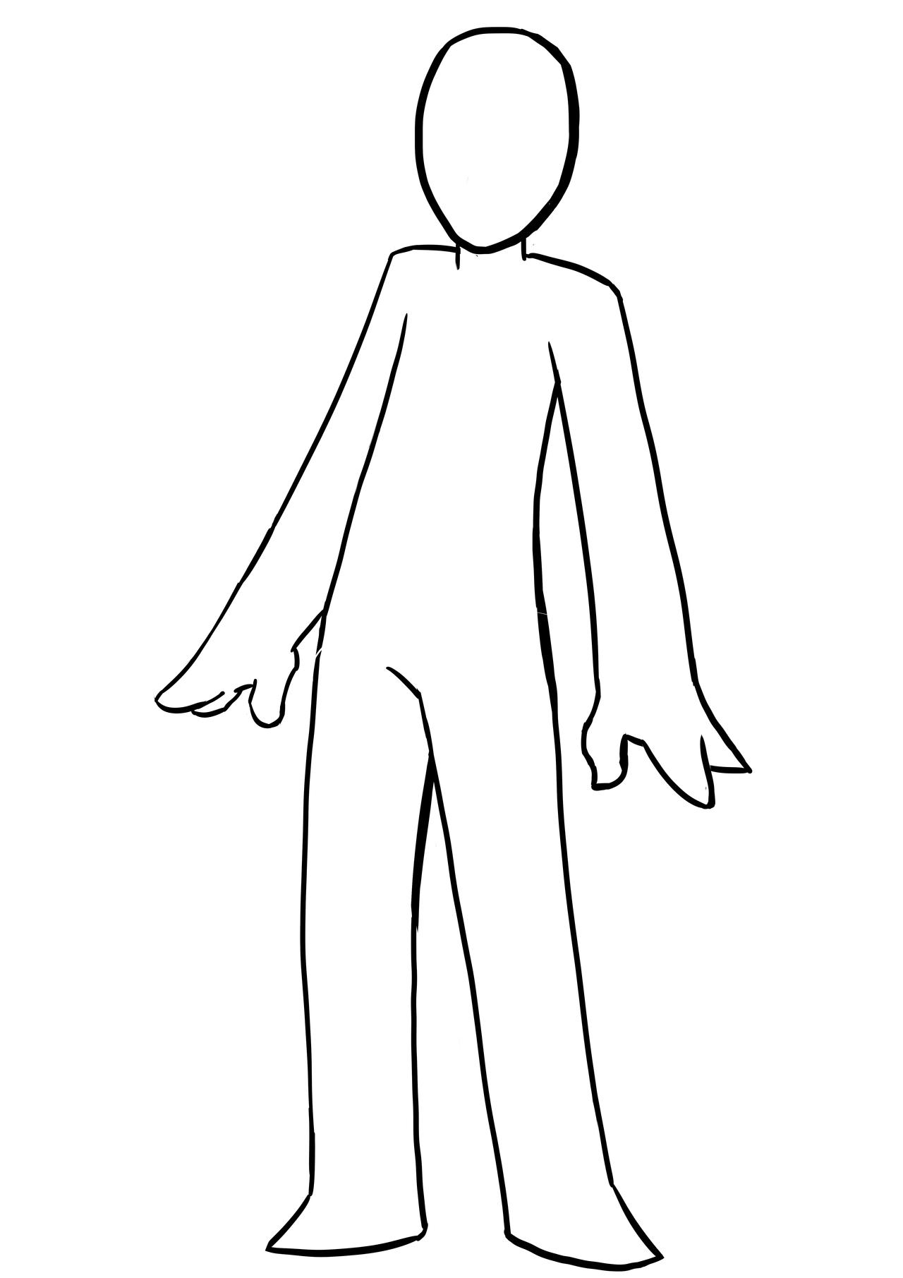 Person Template Printable