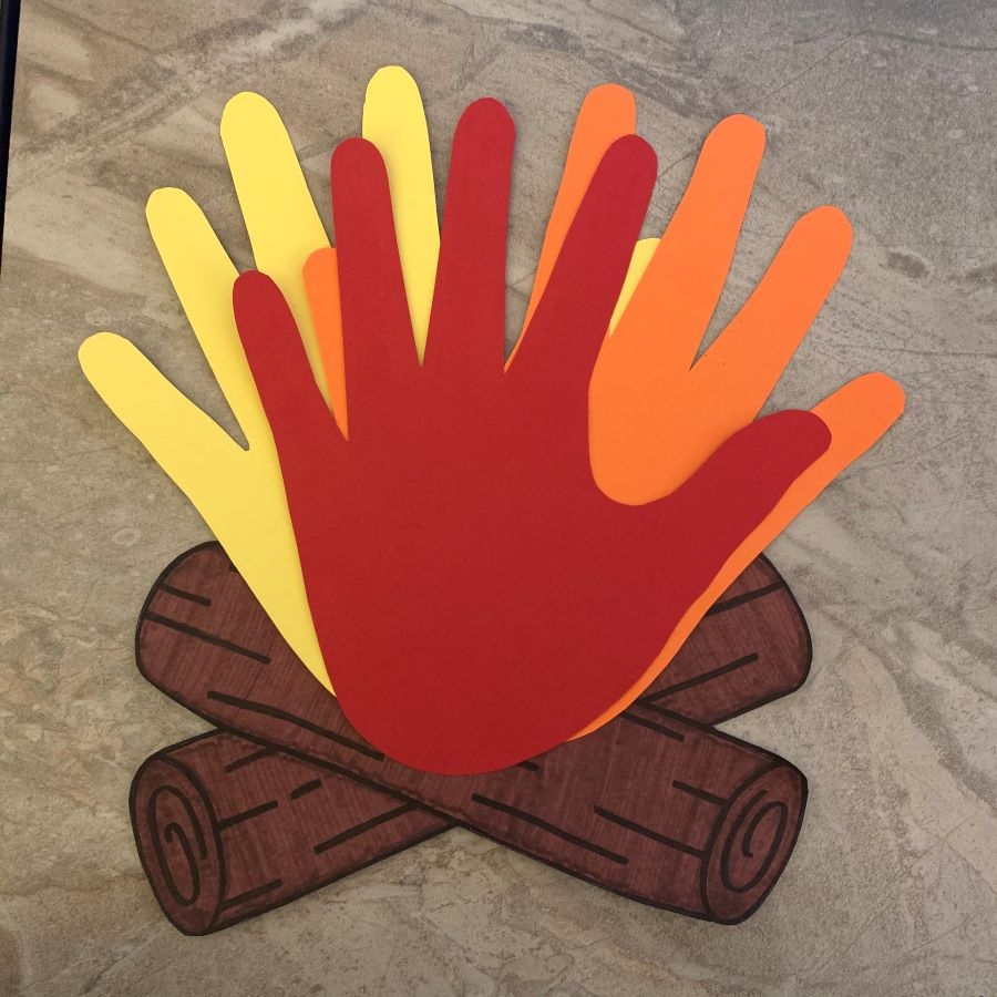 Campfire Template Printable