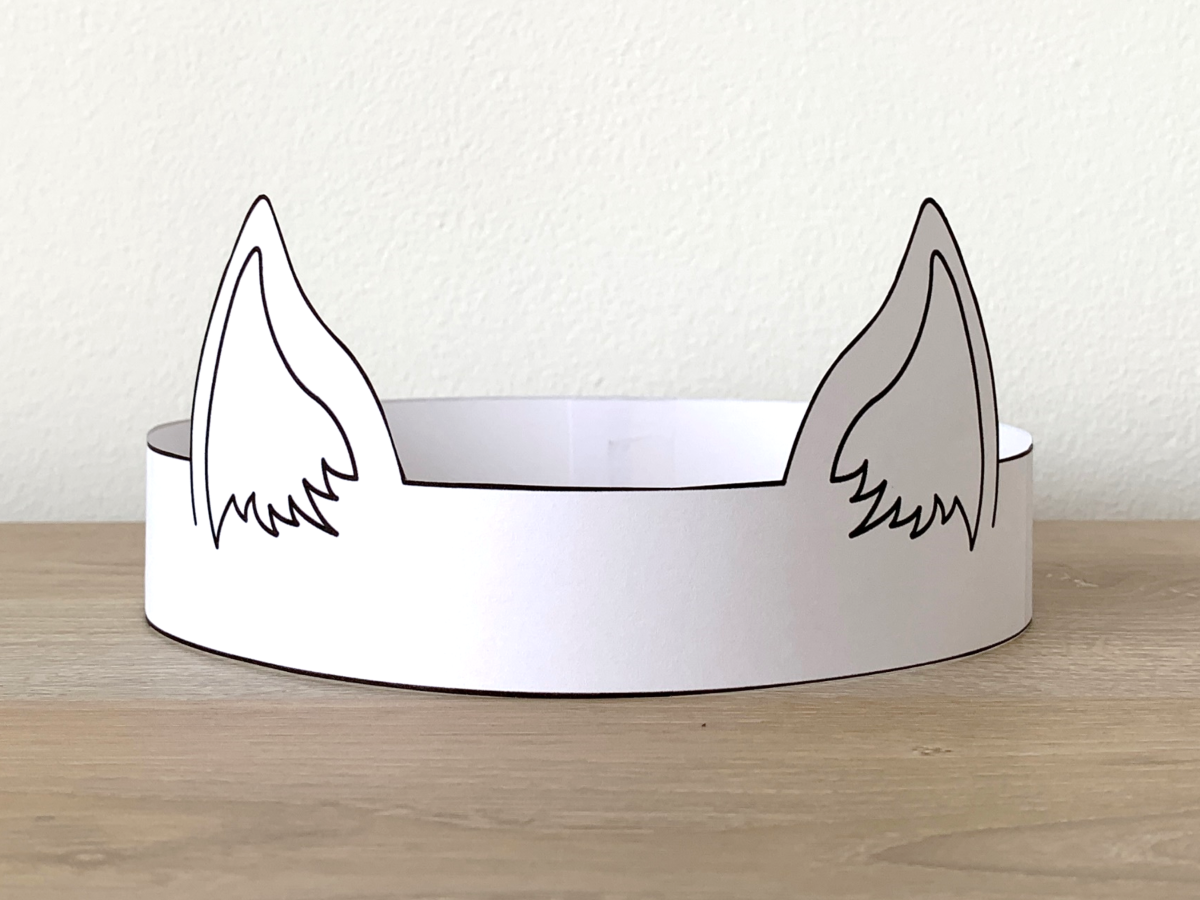 Cat Ears Paper Crown Printable Coloring Craft Made By Teachers