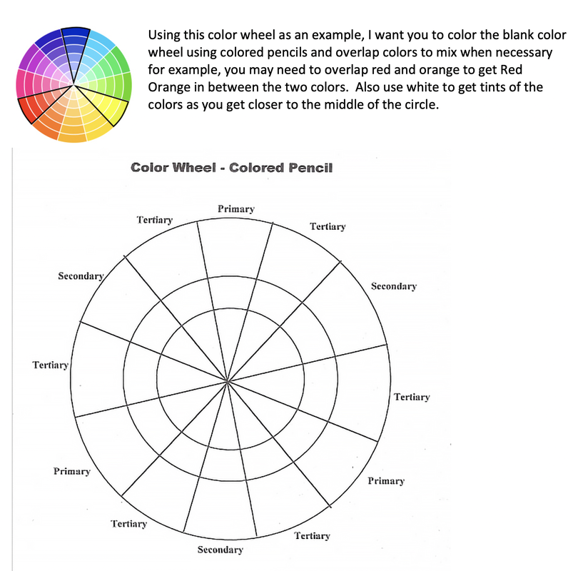 Printable Color Wheel Template