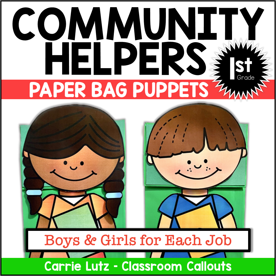 Free Printable Community Helper Puppets Template