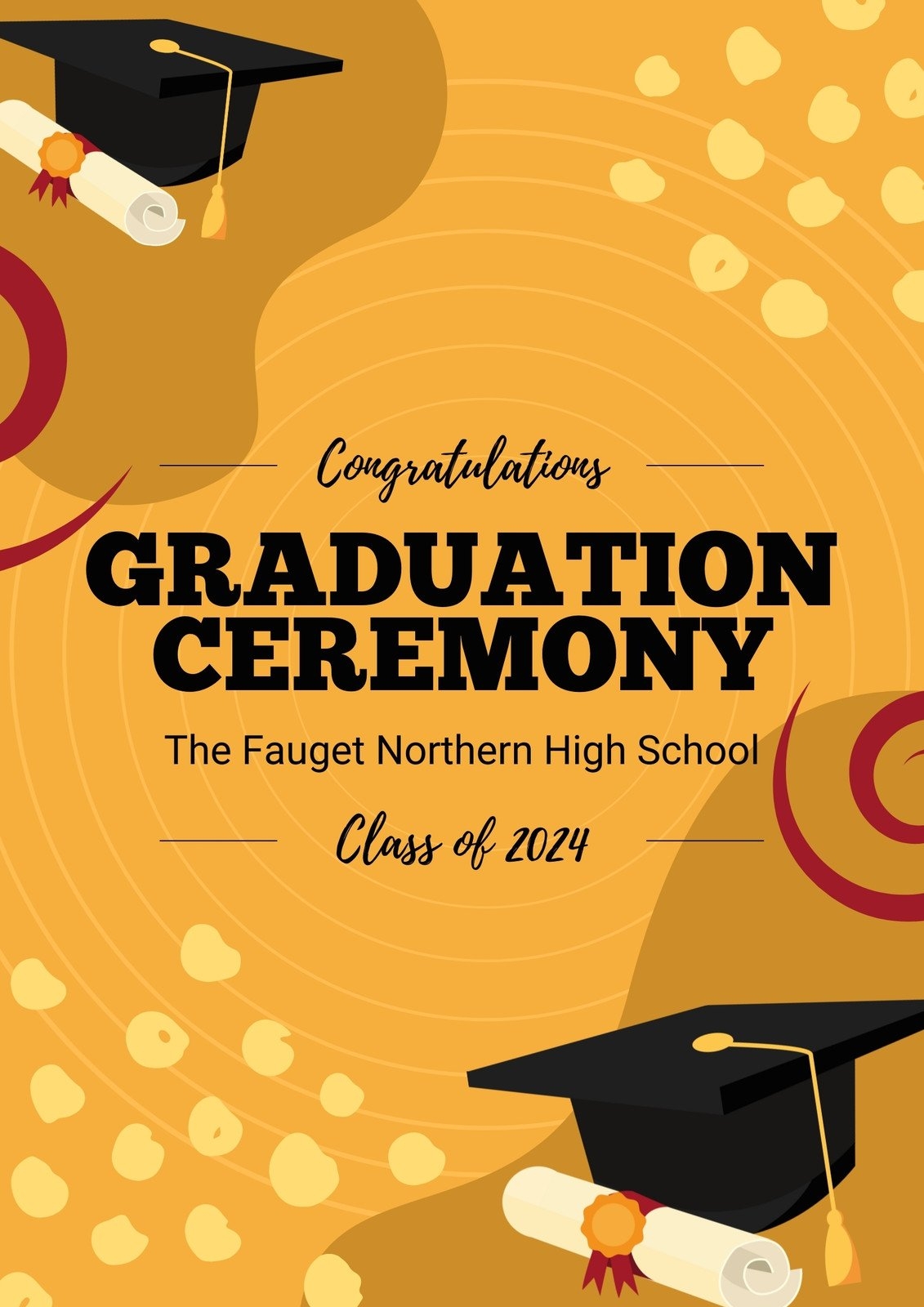 Customize 410 Graduation Programs Templates Online Canva