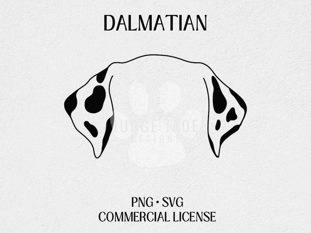 Free Printable Dalmatian Ears Template