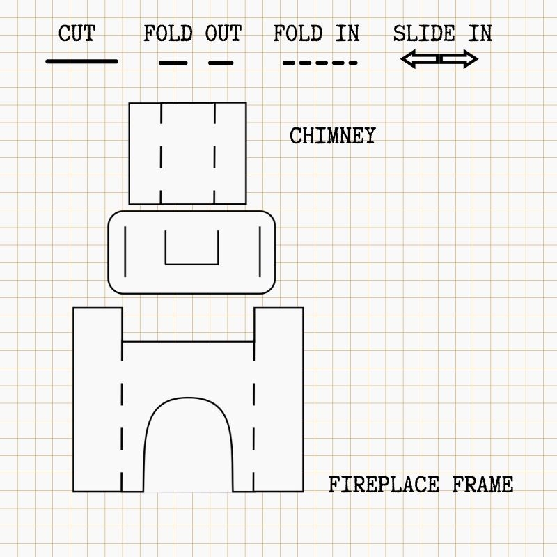 DIY Dollhouse Fireplace Template To Print The Storyhouse