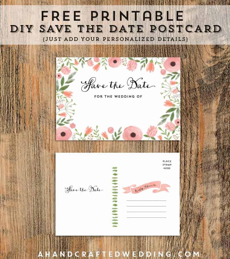 Save The Date Templates Free Printables
