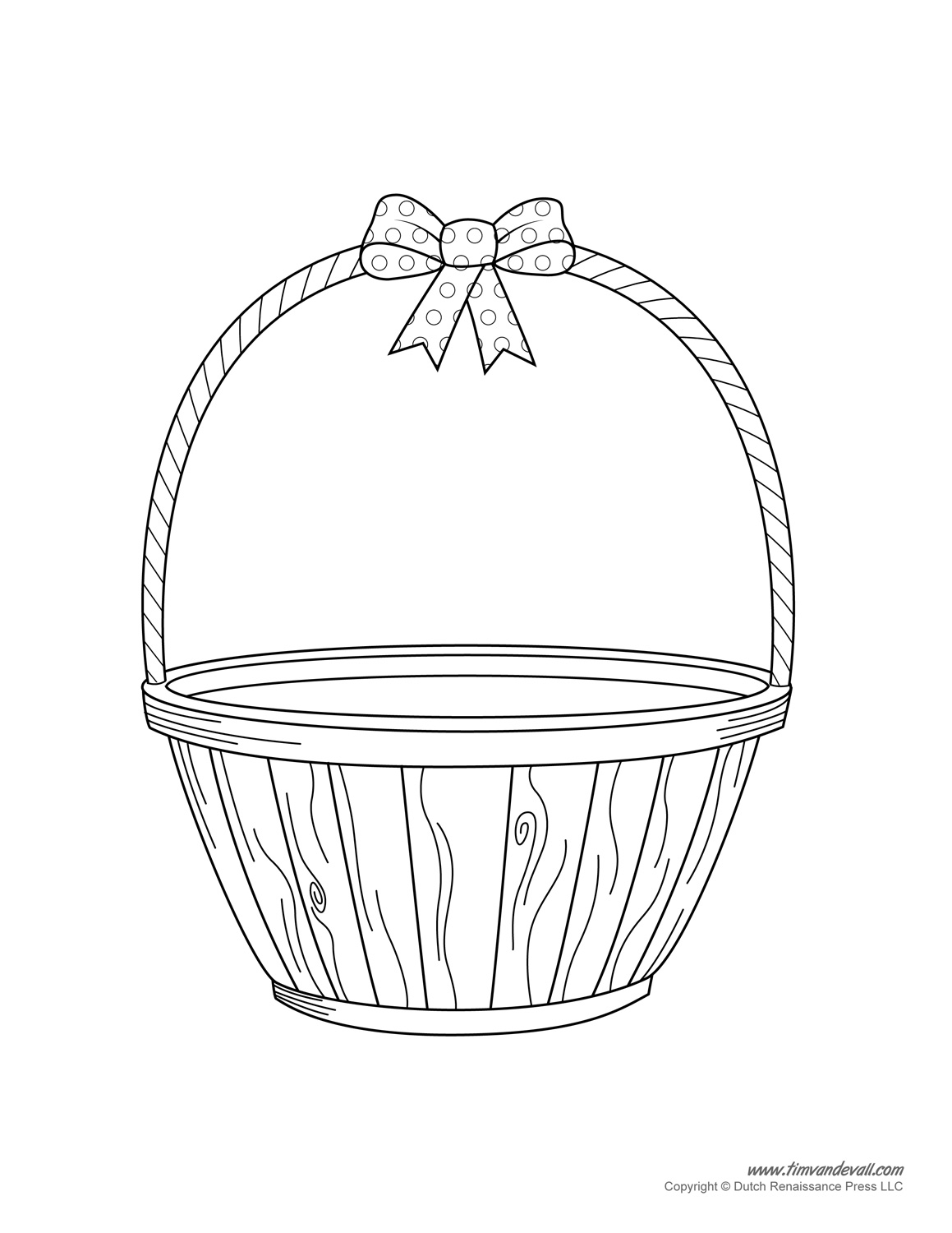 Easter Basket Template Easter Basket Clipart Easter Craft