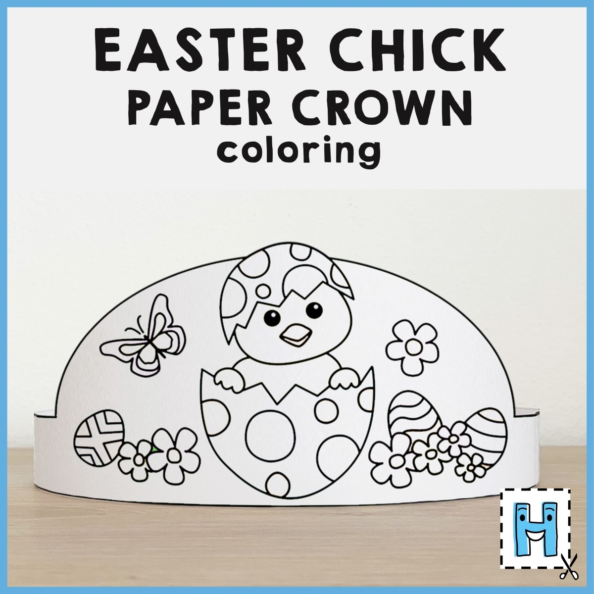 Easter Chick Printable Template
