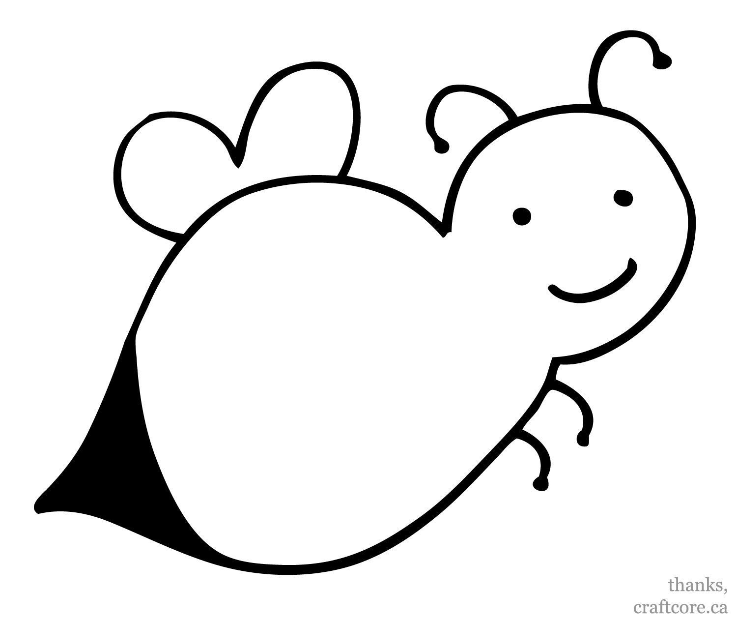 Bumble Bee Template Free Printable
