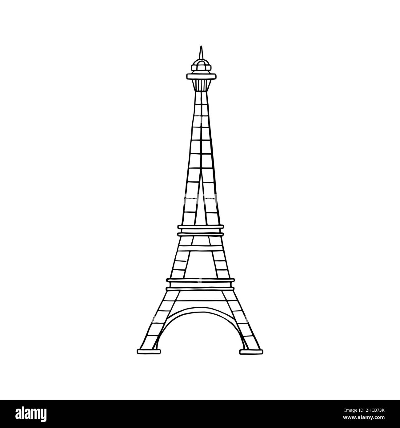 Printable Eiffel Tower Template