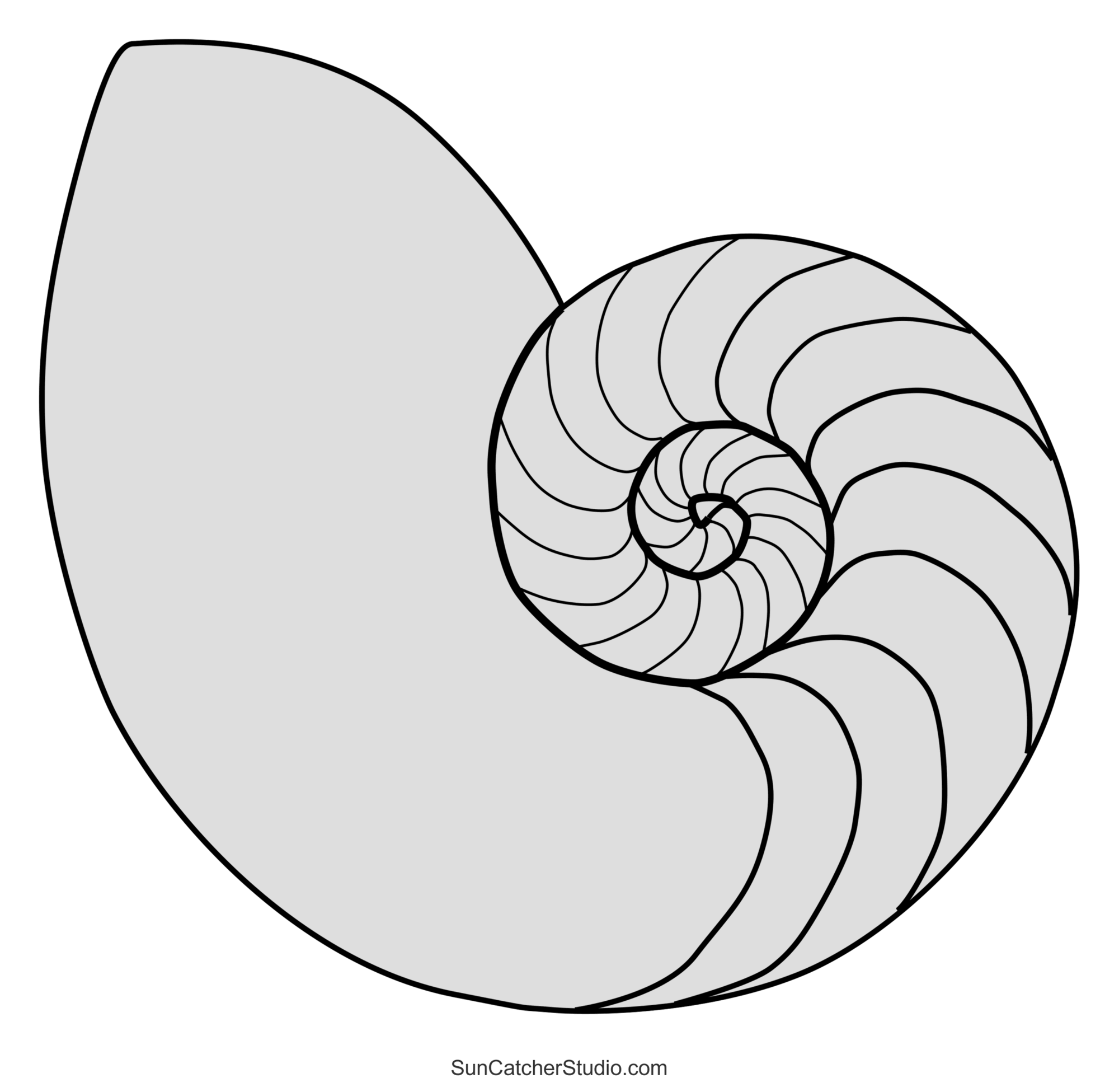 Free Printable Seashell Templates
