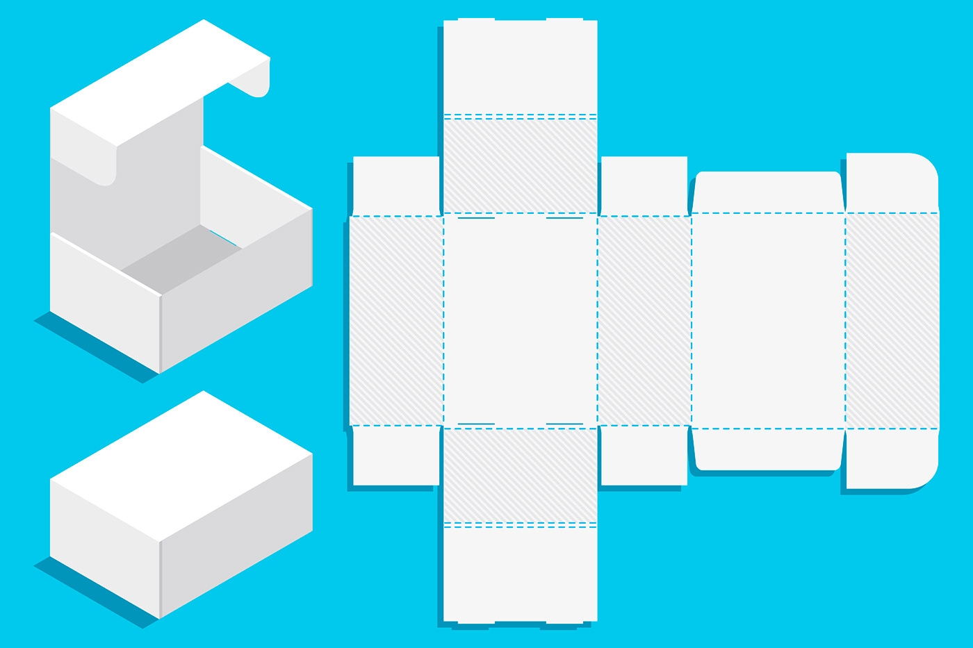 Printable Rectangular Box Template