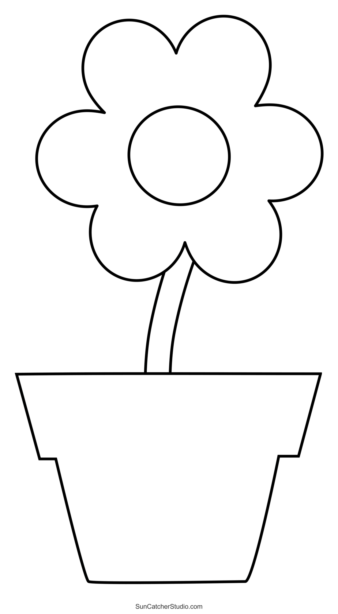 Flower Templates Patterns SVG Files Printable Stencils Free Printables Monograms Design Tools Patterns DIY Projects