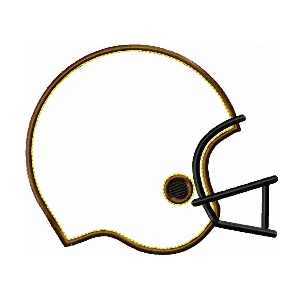 Football Helmet Big Dreams Embroidery