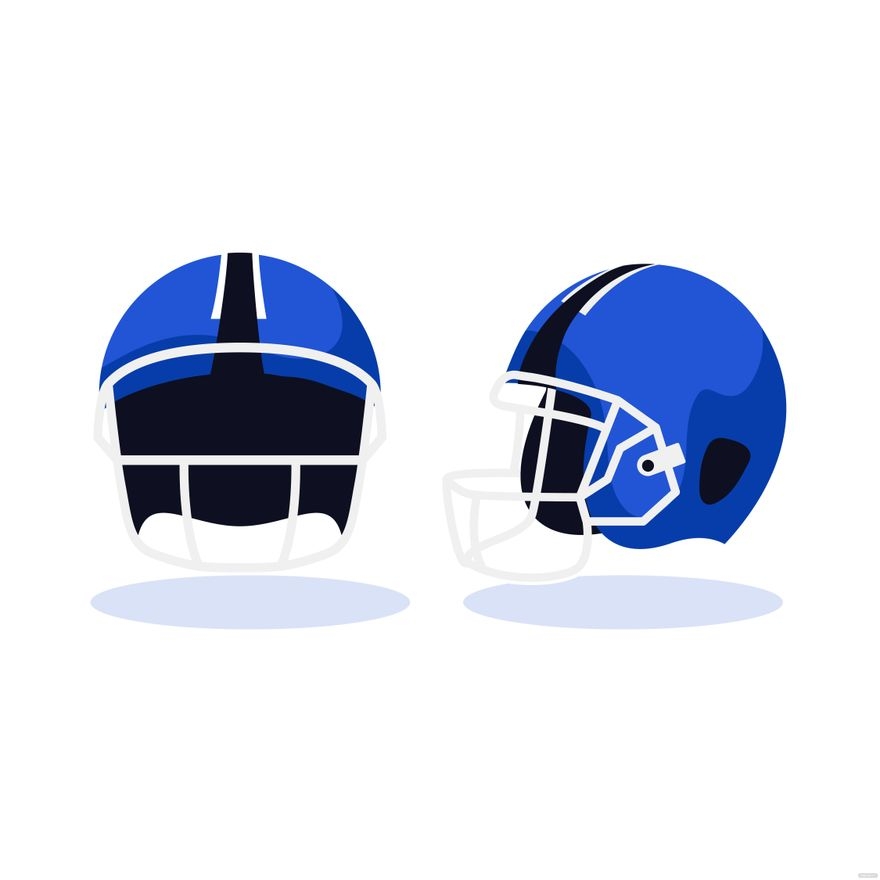 Football Helmet In Illustrator SVG JPG EPS PNG Download Template