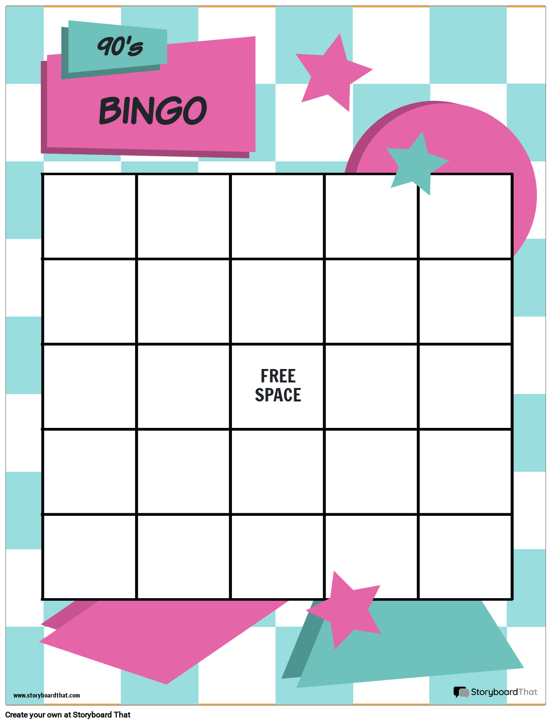 Free Bingo Card Board Templates Customize And Print