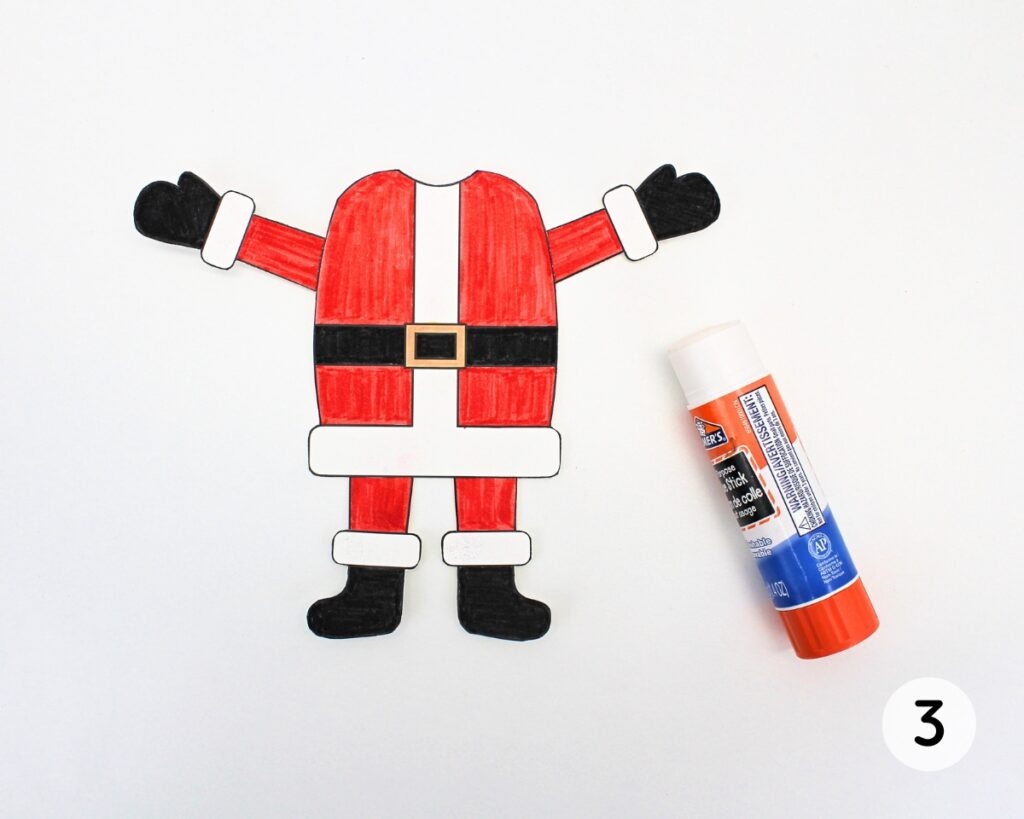 Free Build A Santa Printable The Craft at Home Family
