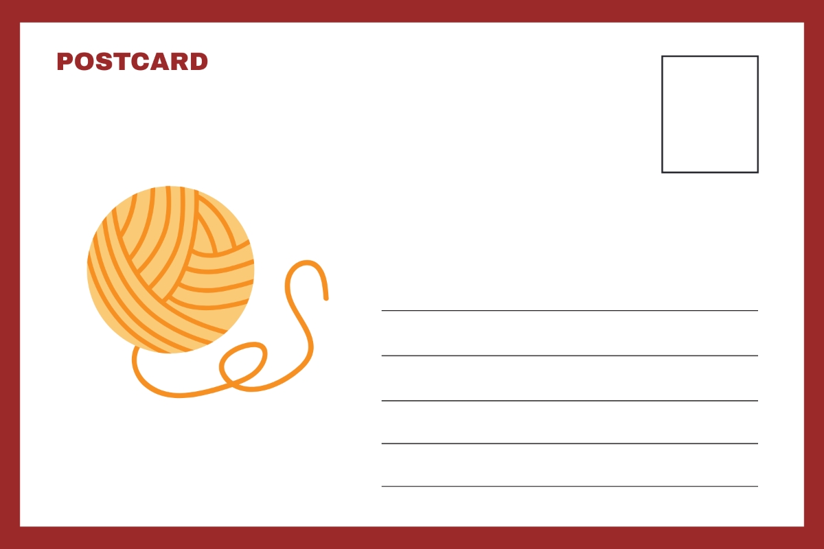 Free Postcard Templates Editable And Printable