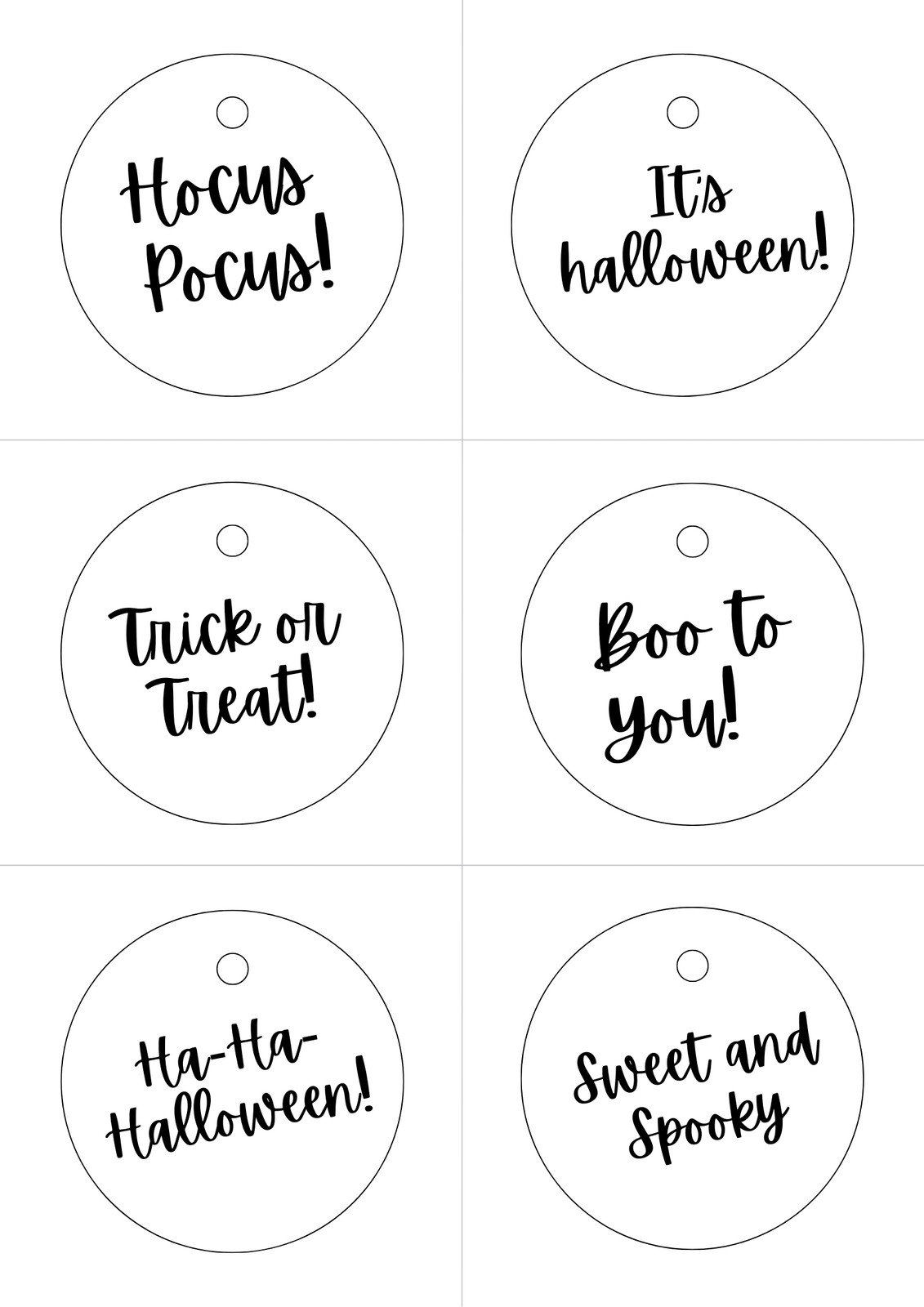 Free Printable And Customizable Halloween Tag Templates Canva