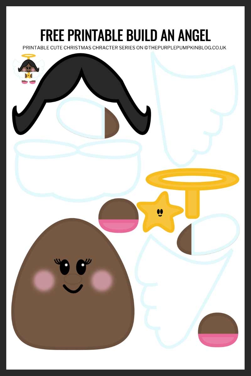 Angel Template Printable Free