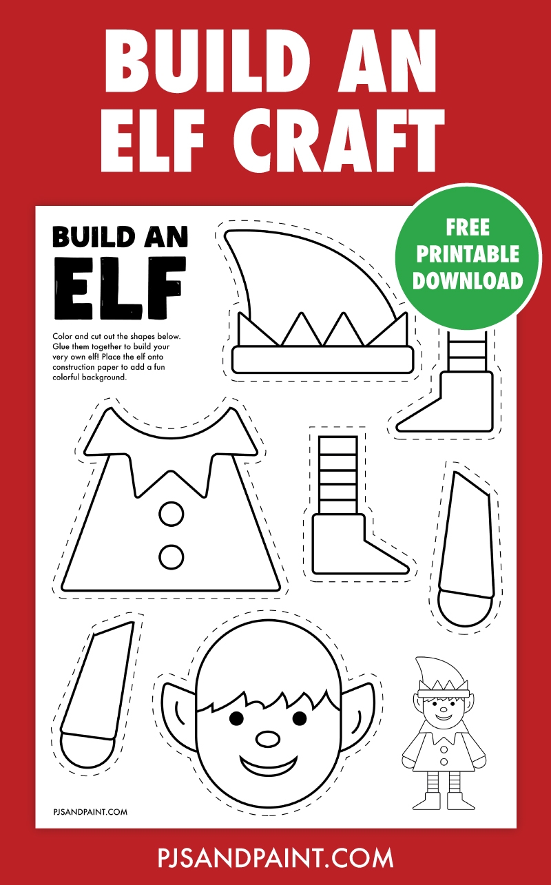 Elf Template Printable Pdf Free Download