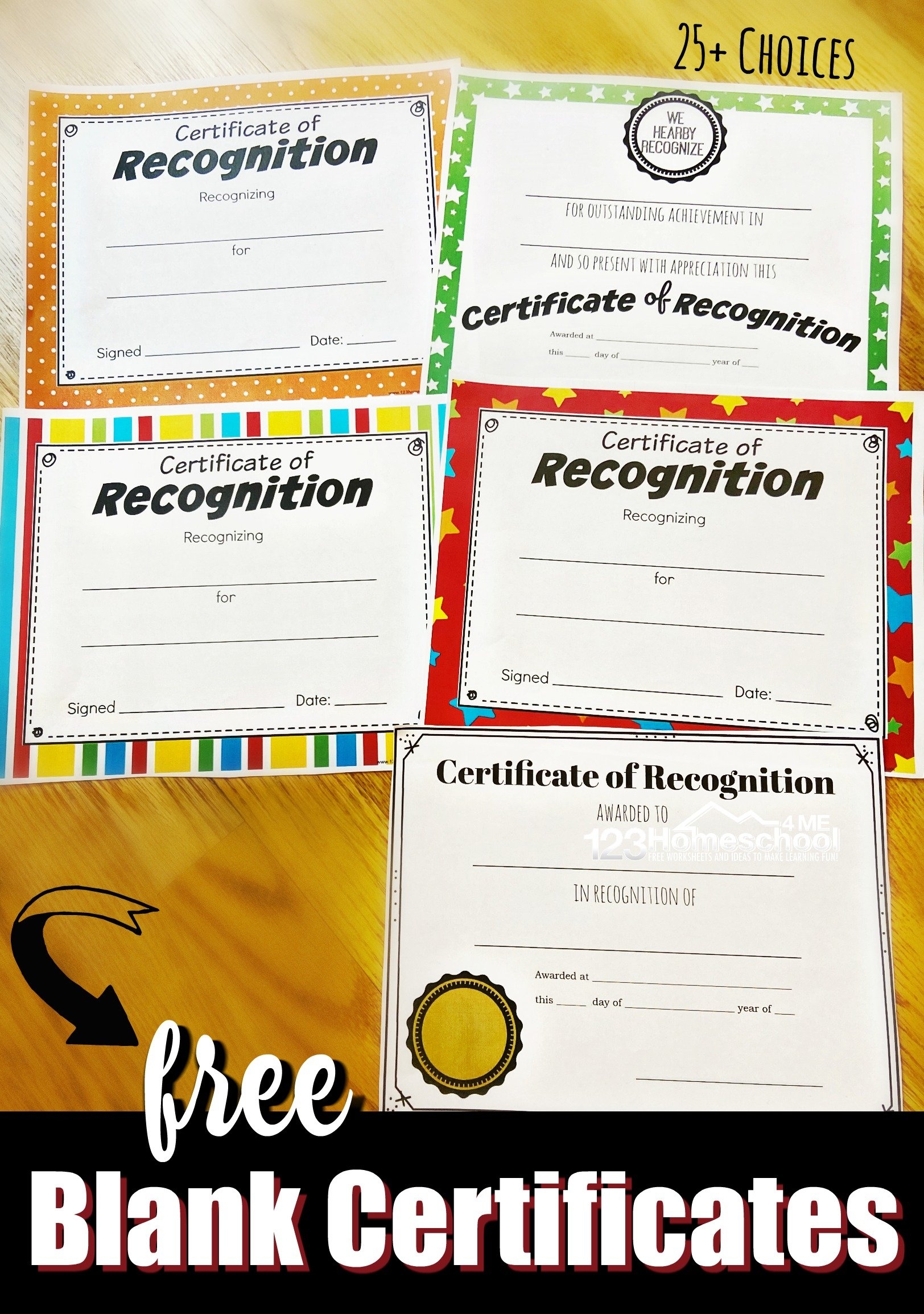 Award Template Printable