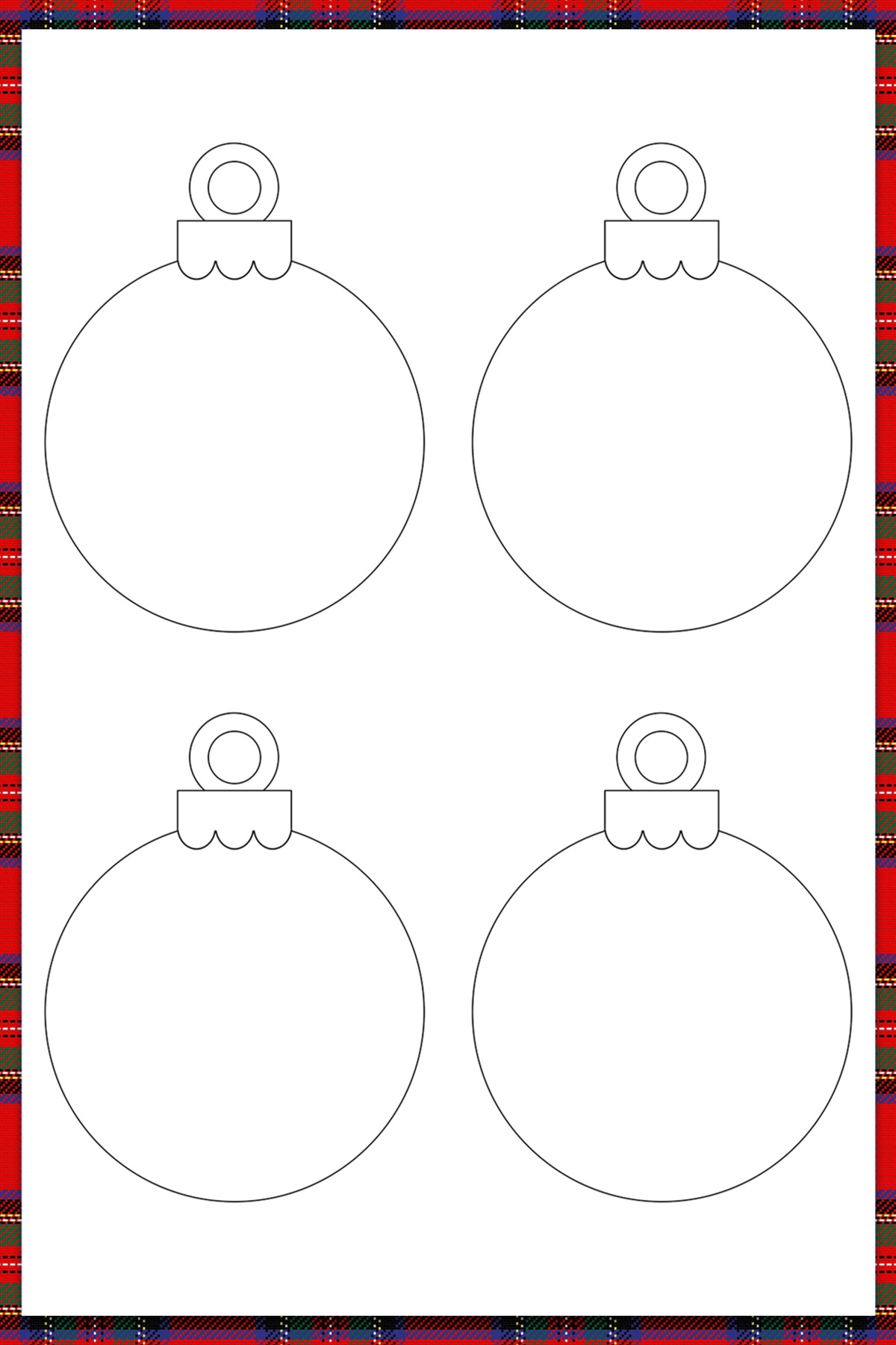 Ornament Template Free Printable