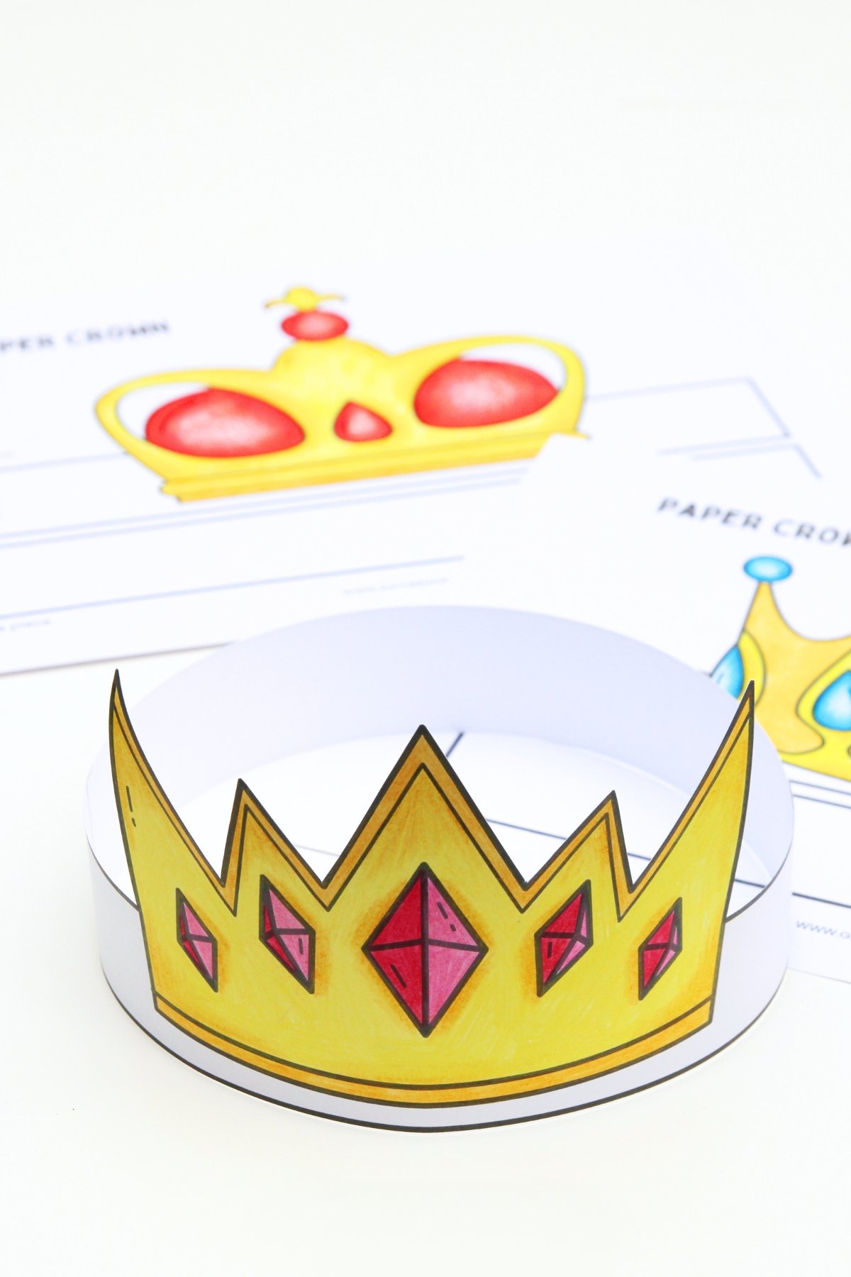 King Crown Printable Template