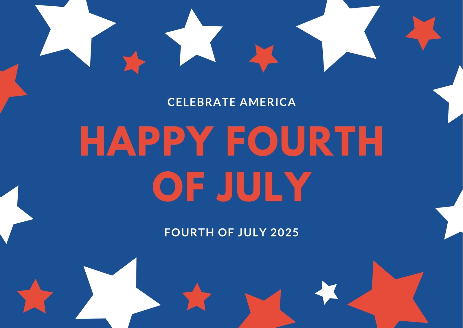 Free Printable Customizable 4th Of July Card Templates Canva