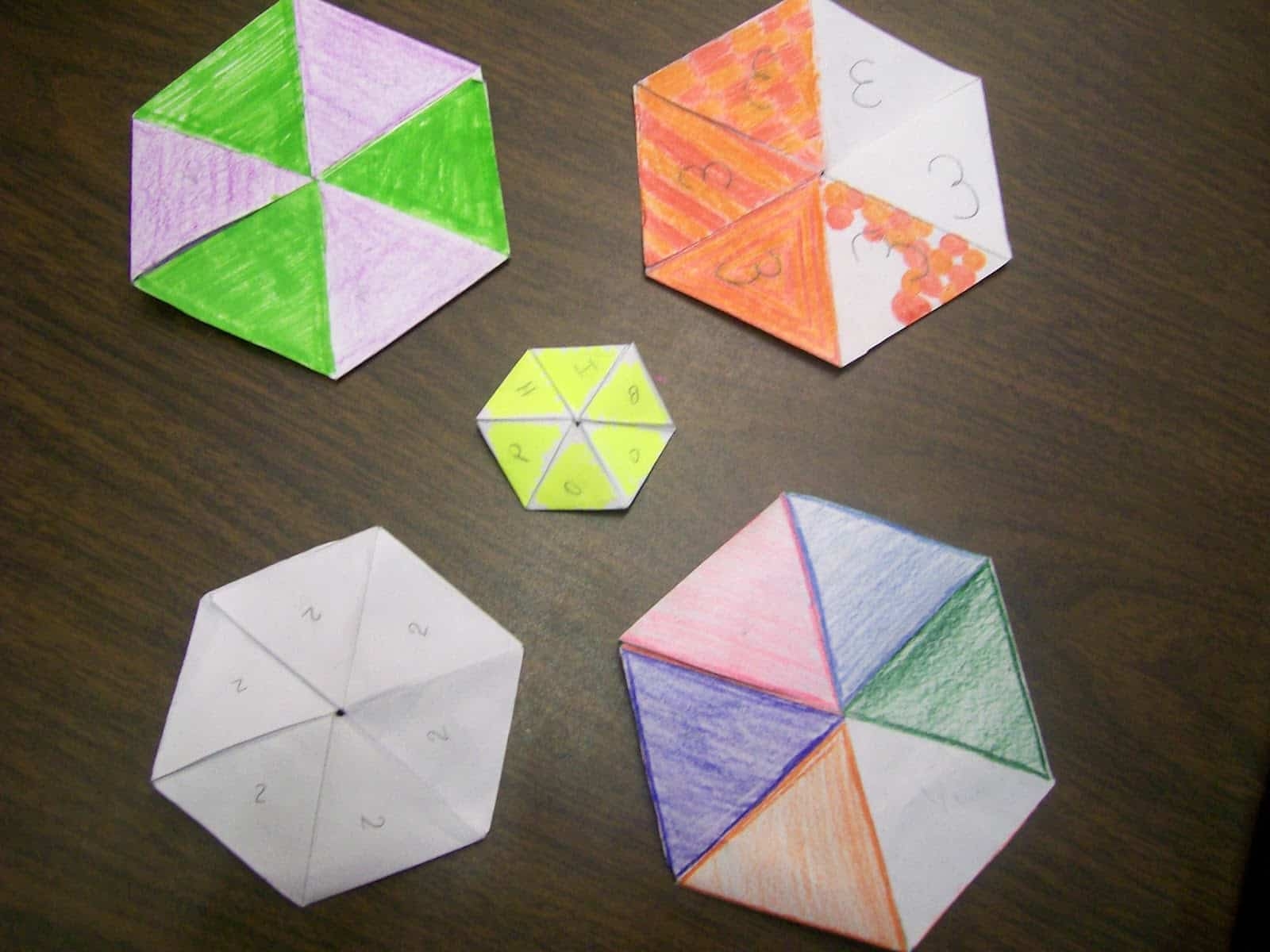 Free Printable Hexaflexagon Templates Math Love