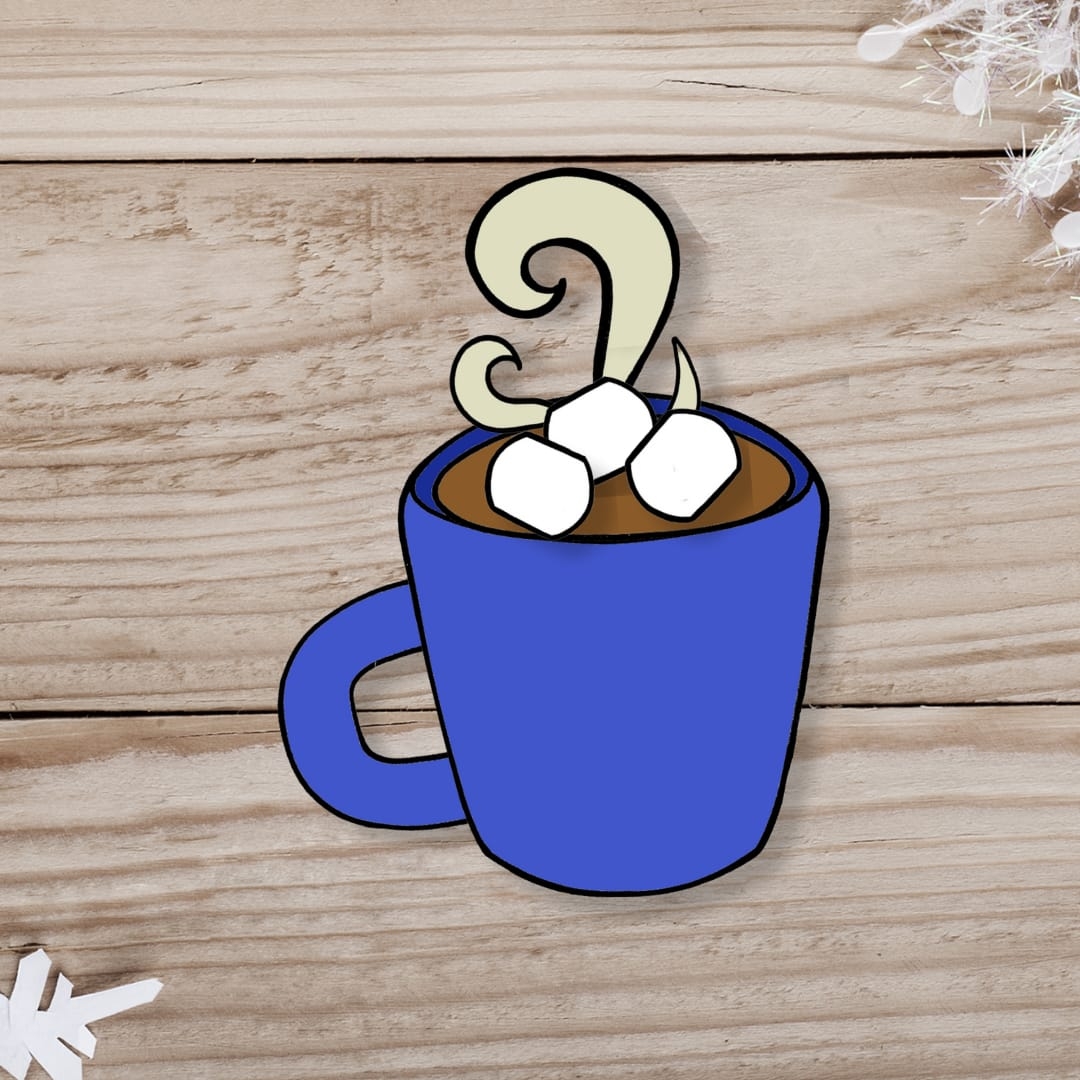 Free Printable Hot Chocolate Mug Cut And Paste Craft Simple Mom Project