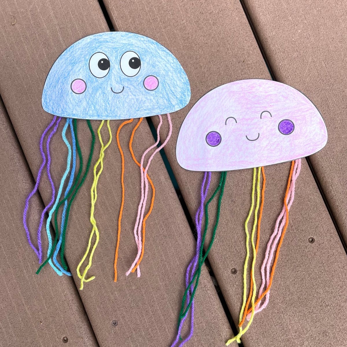 Free Printable Jellyfish Template