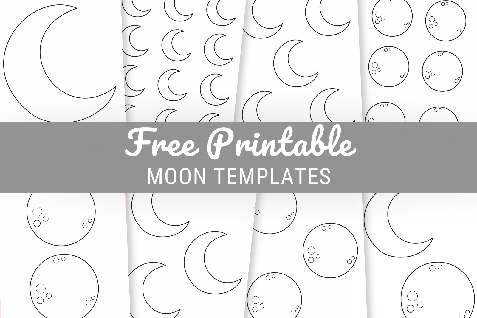 Printable Moon Template